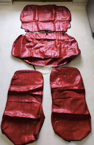 Rote sitzbezüge kunstleder - rote,